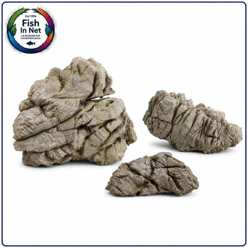 ROCCIA LUOHAN BIANCA 20KG (CALCAREA) DIMENSIONI ASSORTITE ROCCIA LUOHAN BIANCA 20KG (CALCAREA) DIMENSIONI ASSORTITE