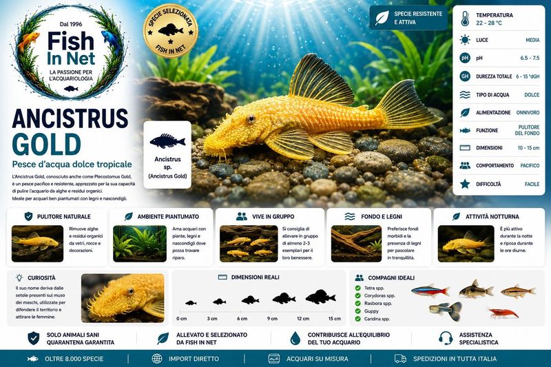 ANCISTRUS GOLD  sm