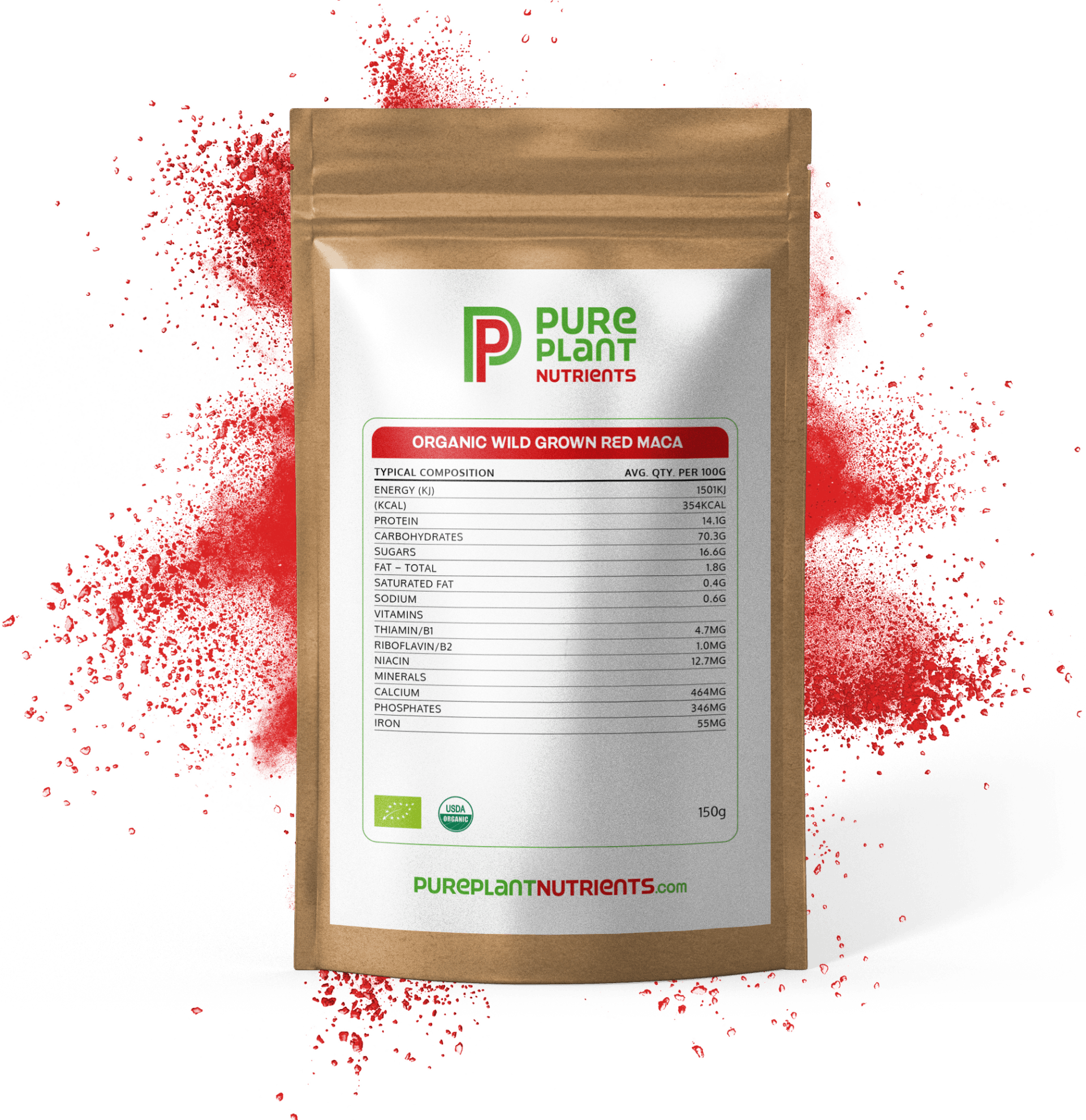 ORGANIC WILD GROWN RED MACA - 250G POWERFUL ENERGISING  HIGH PROTEIN LEAN MUSCLE ANTIOXIDANT PERFORMANCE NUTRITION