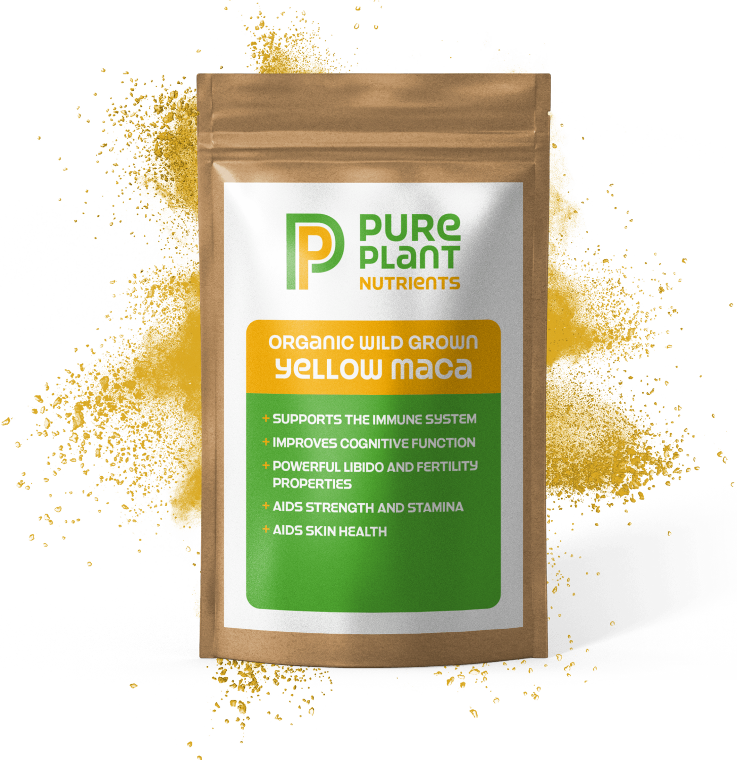 ORGANIC WILD GROWN YELLOW MACA 250g - VERY POWERFUL LIBIDO BOOSTING, BODY ENERGISER.