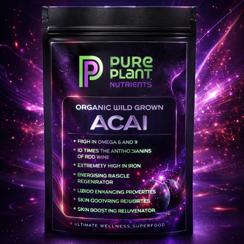 ACAI BERRY POWDER, BRAZILIAN, ORGANIC HIGH GRADE - 250g