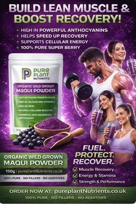 MAQUI BERRY POWDER, ORGANIC - 250g