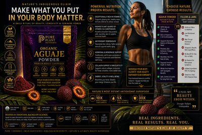 AGUAJE POWDER, PERUVIAN, INDIGENOUSLY GROWN, ORGANIC - 500g