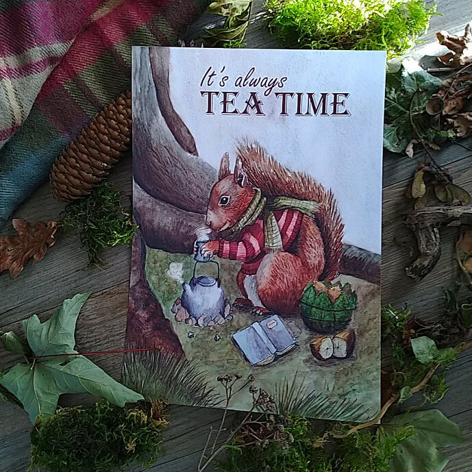 Affiche A4 - « It&#39;s always Tea time»