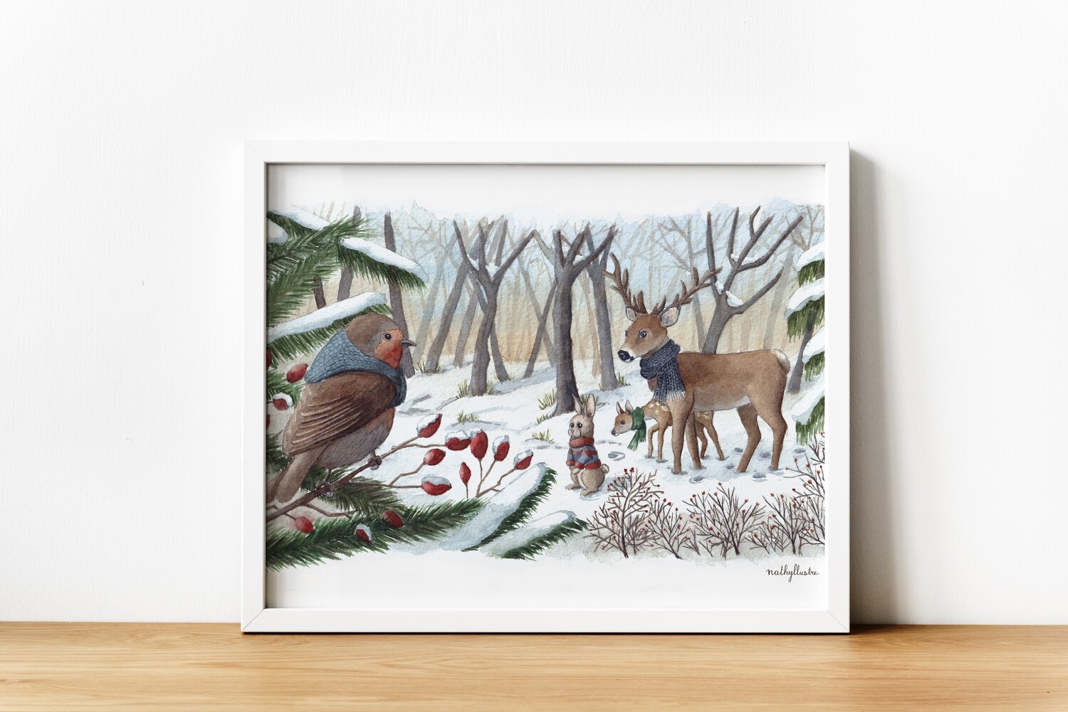Affichette A5 - &quot;Forêt enchantée&quot;