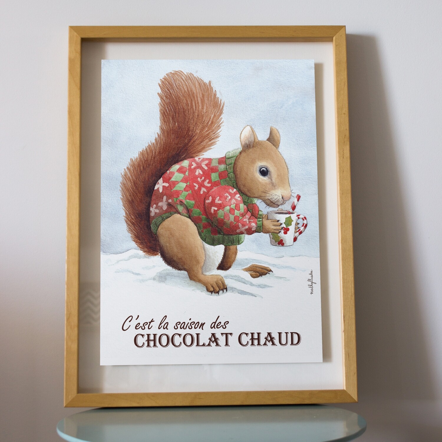 Affiche A4 - « Saison du chocolat chaud»