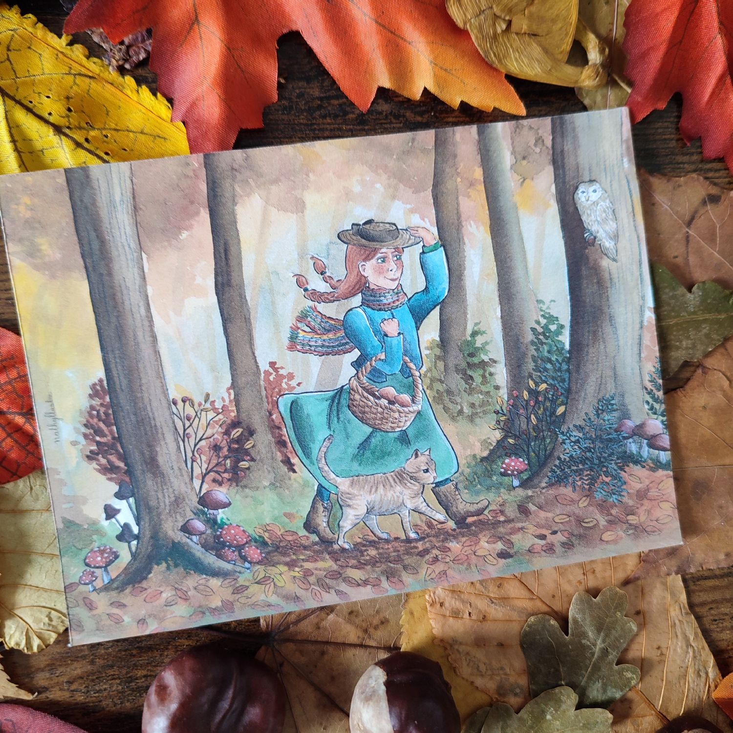 Carte A6 &quot;Forêt d&#39;Automne&quot;