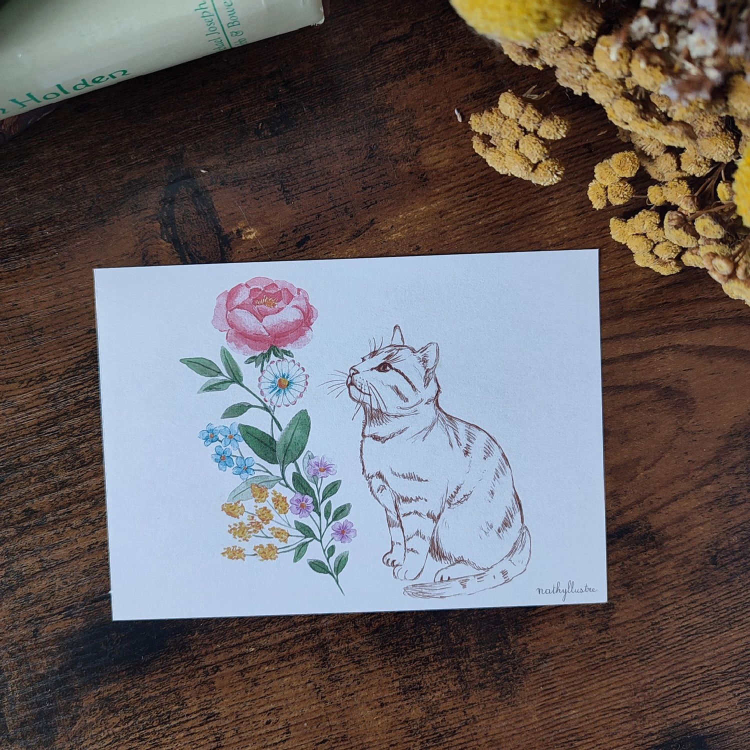 Carte A6 &quot;Chat&quot;