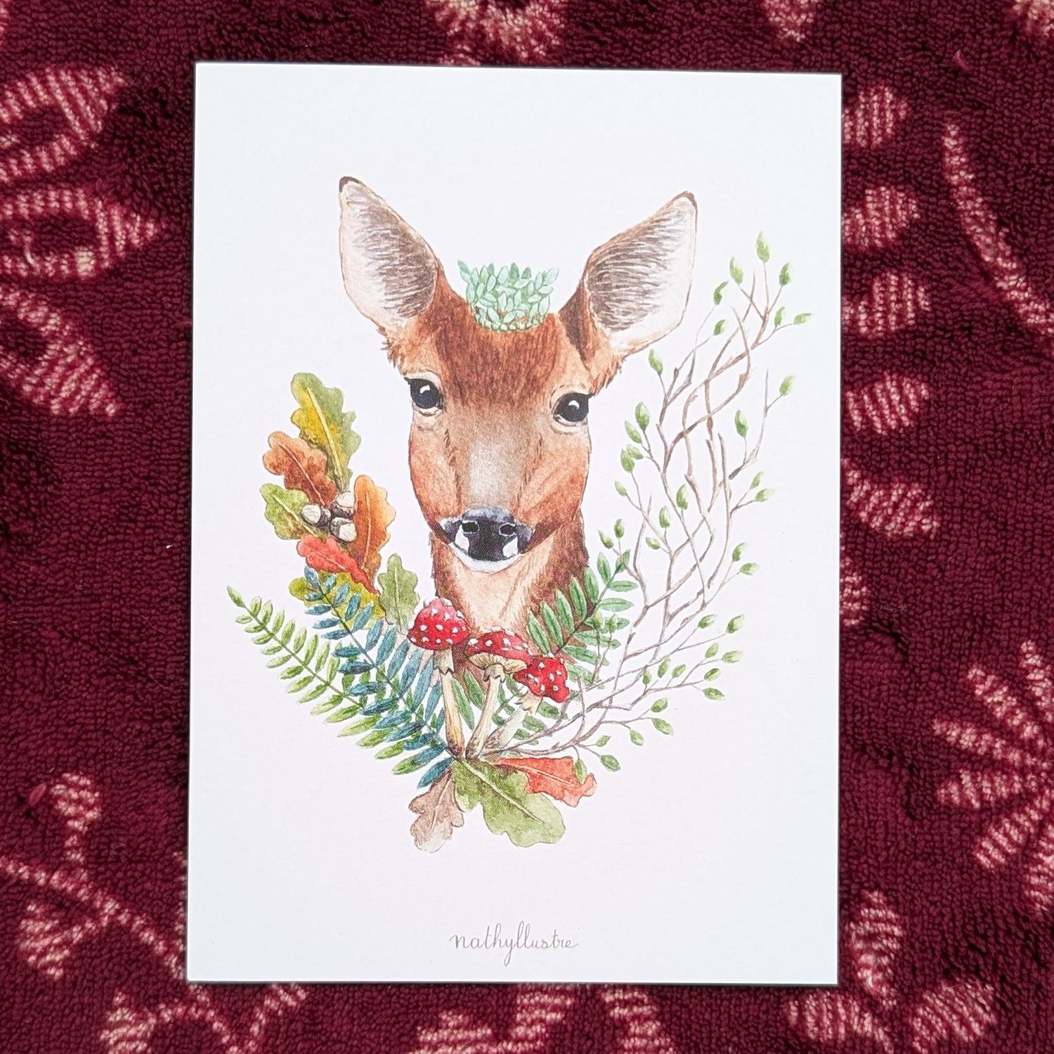Carte "Bonne biche"
