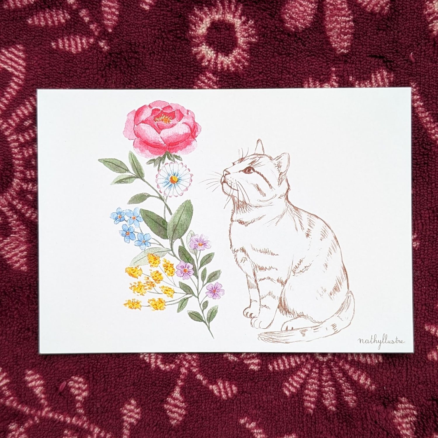 Carte "Chat du cottage"