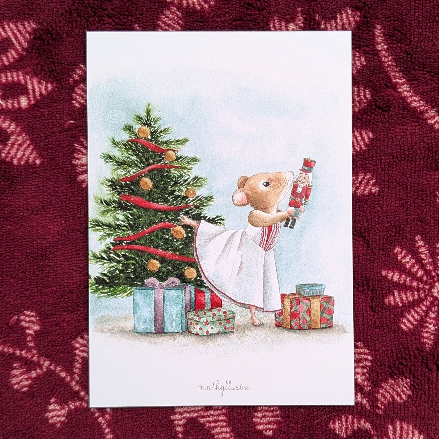 Carte "Souris Casse Noisette"