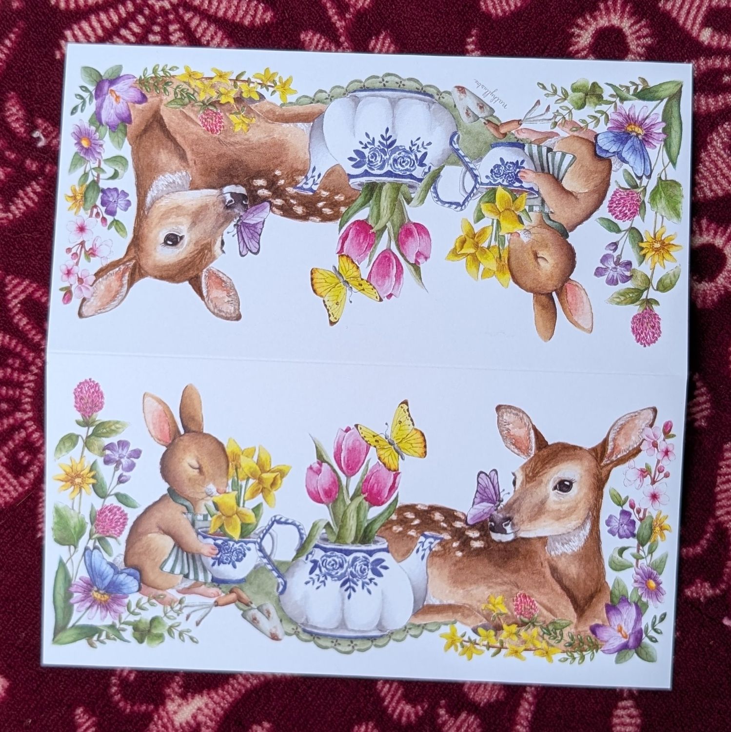 Carte déco "Le Printemps"