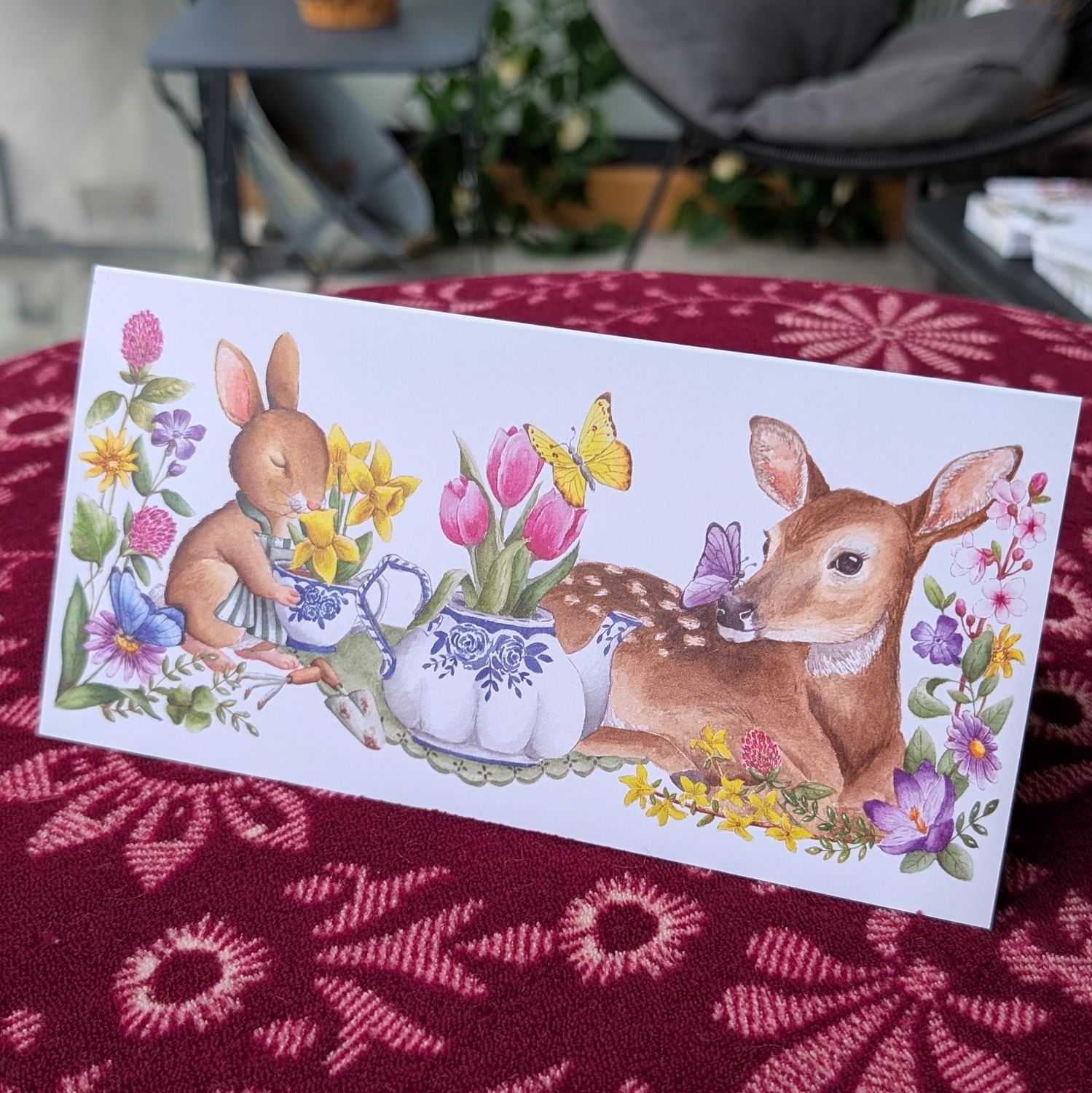 Carte déco "Le Printemps"