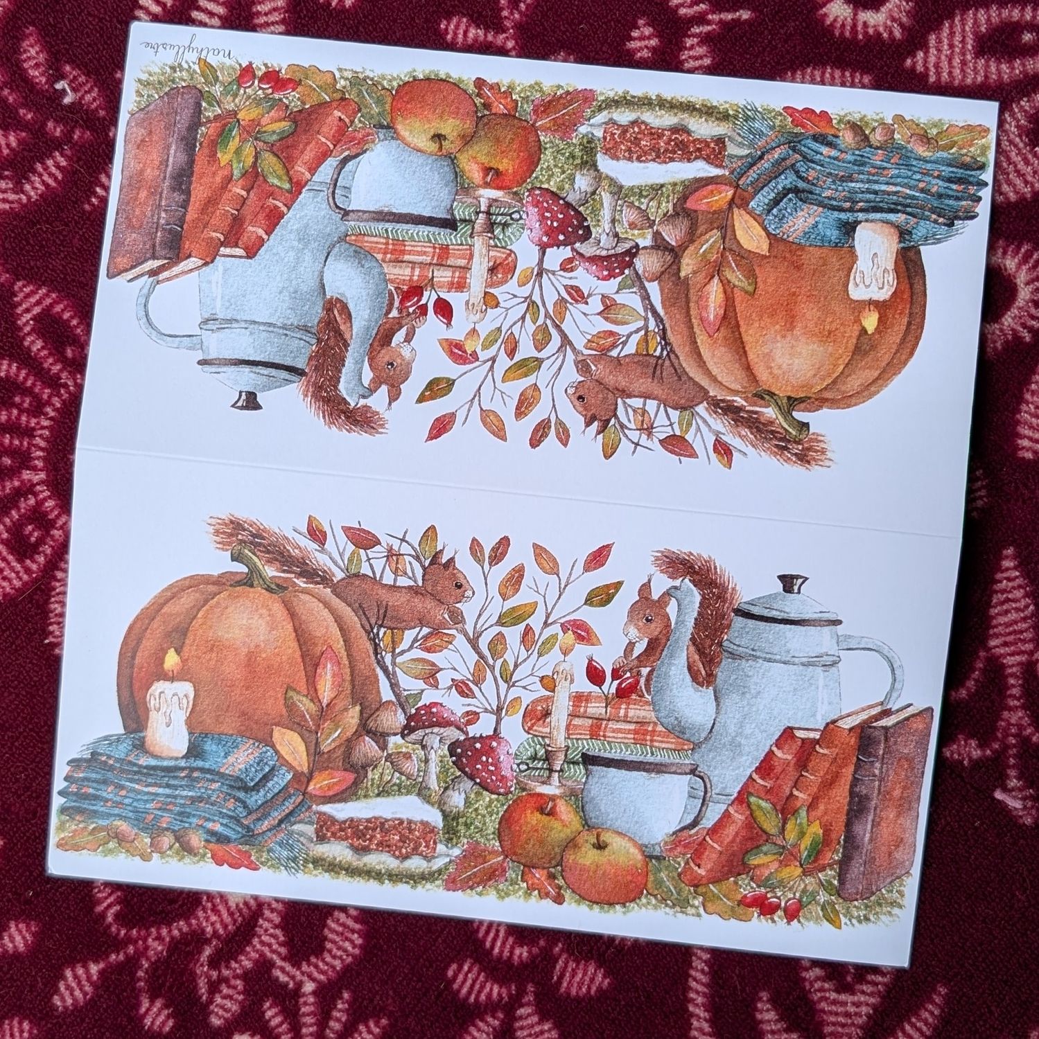 Carte déco "L'Automne"