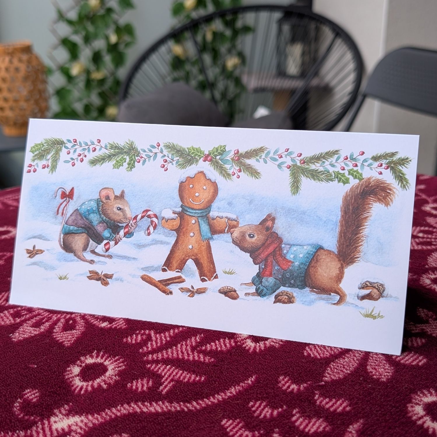 Carte déco "L'Hiver"
