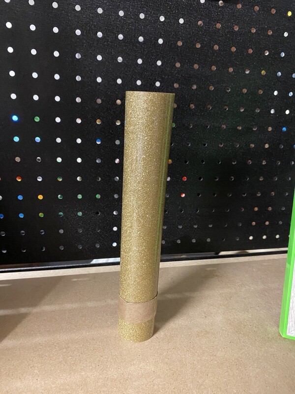 HTV - Glitter Light Gold (1 Metre)