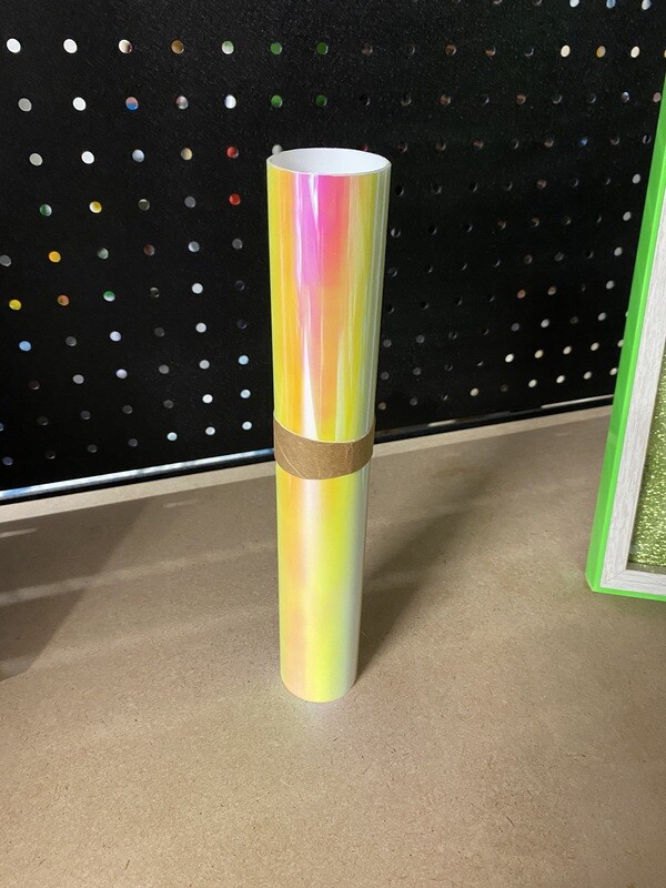 HTV Opal Pink Yellow (1 Metre)