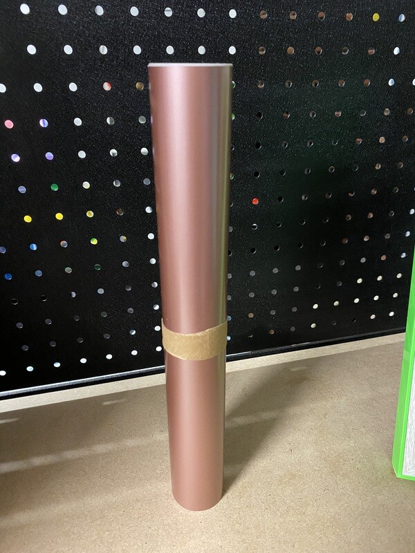 Permanent Satin Chrome Rose Gold (A4 Sheet)