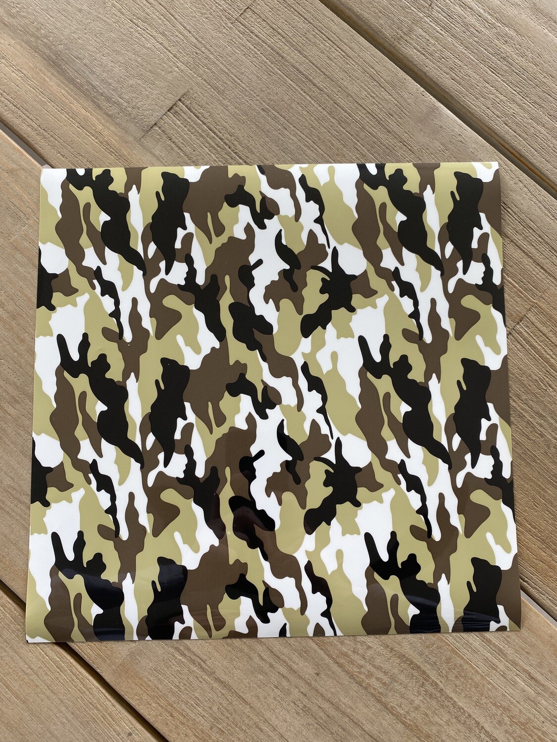 HTV - Brown Camo (30cmx30cm)