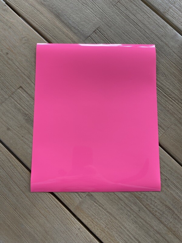 HTV - Fluro Pink GID 25cm x 30cm