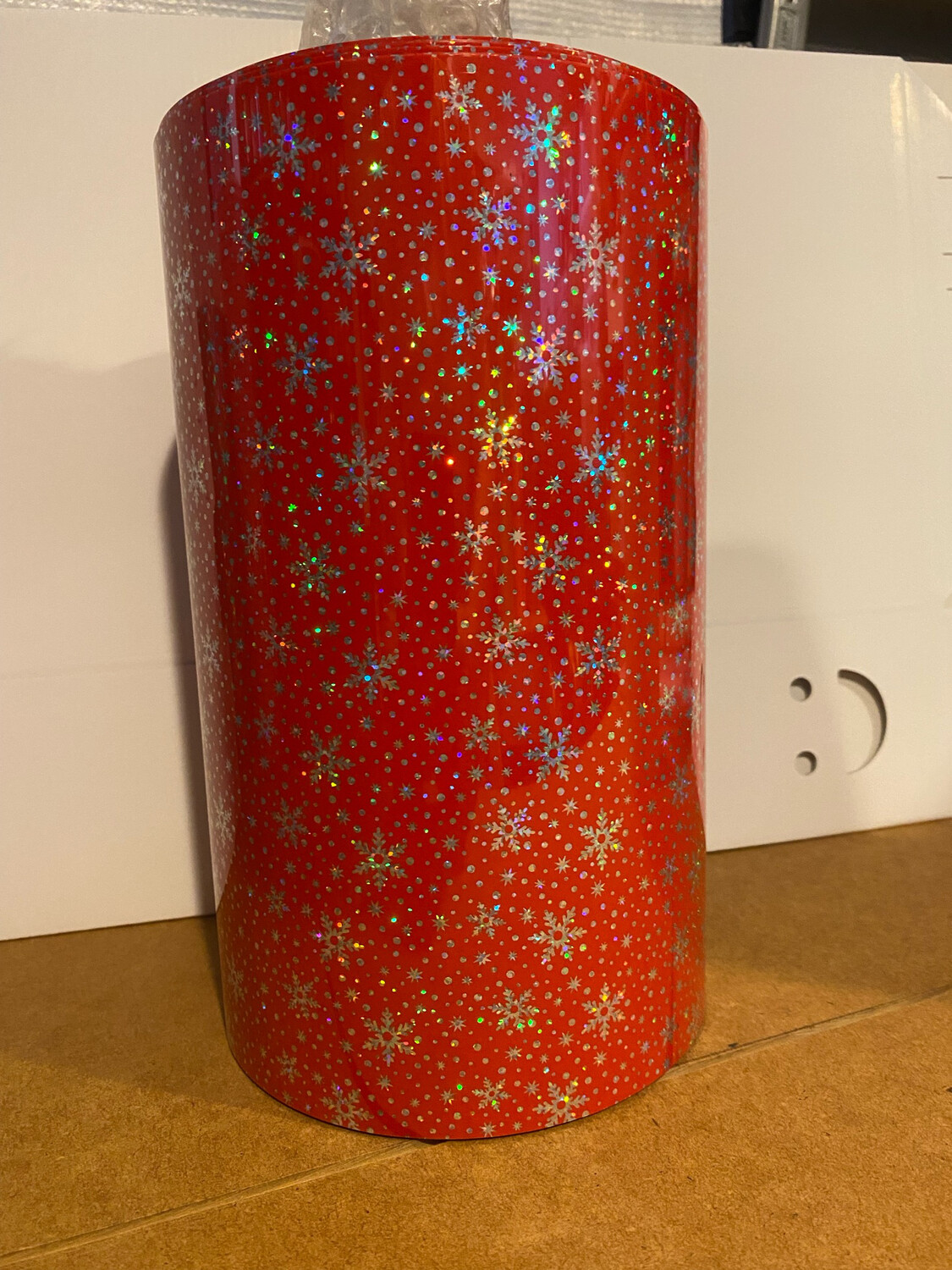 HTV - Snow Glitter Red (1 Metre)