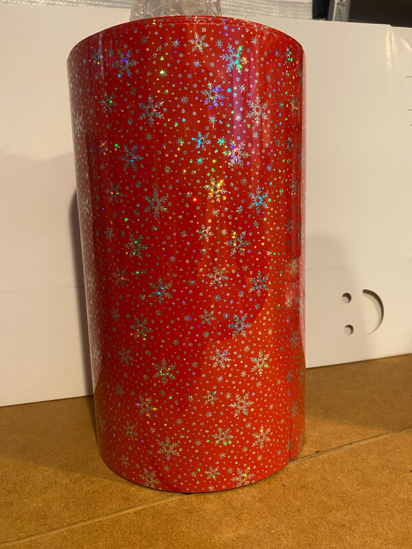 HTV - Snow Glitter Red (1 Metre)