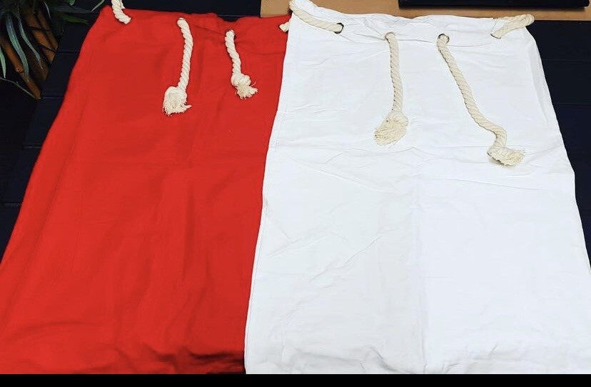 Christmas Sacks (Red/White)