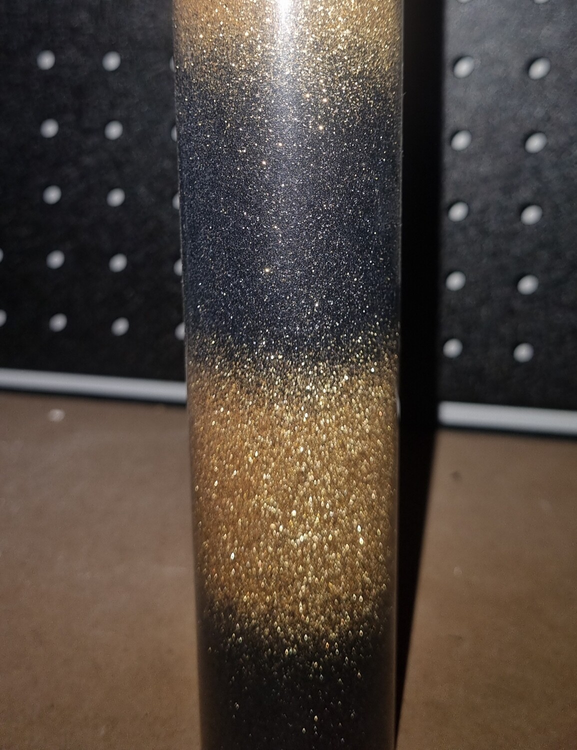 HTV Glitter Black and Gold  (1metre)