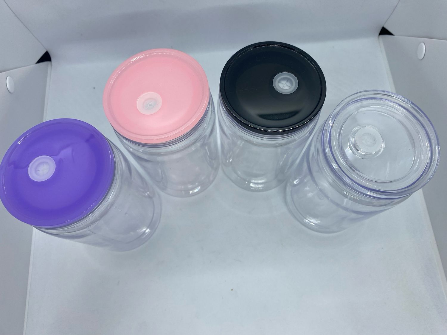Acrylic Snow globe Tumbler 16oz