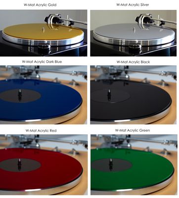 W-Mat Acrylic Black, Blue, Red, Green, Gold or Silver