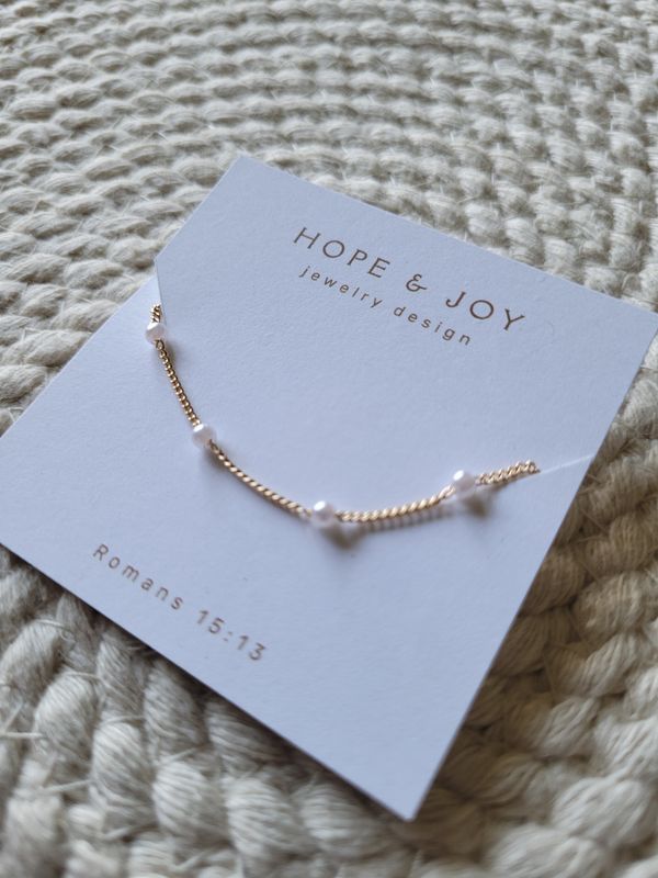 18k Gold-Plated Faux Pearl Bracelet