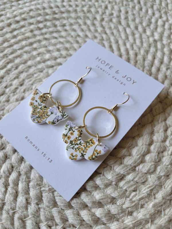 Mustard and Lilac Dangle