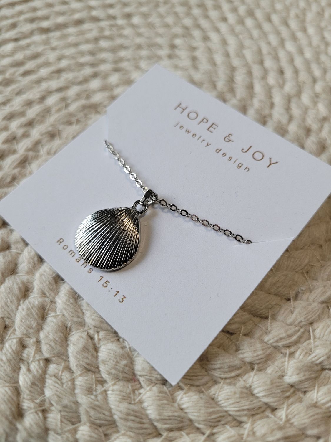 Silver Seashell Necklace