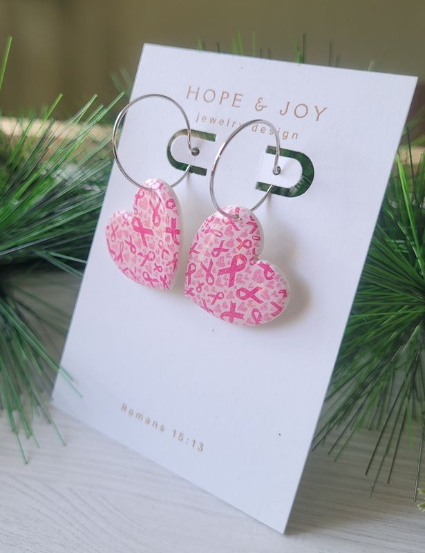 Awareness Hearts - Pink