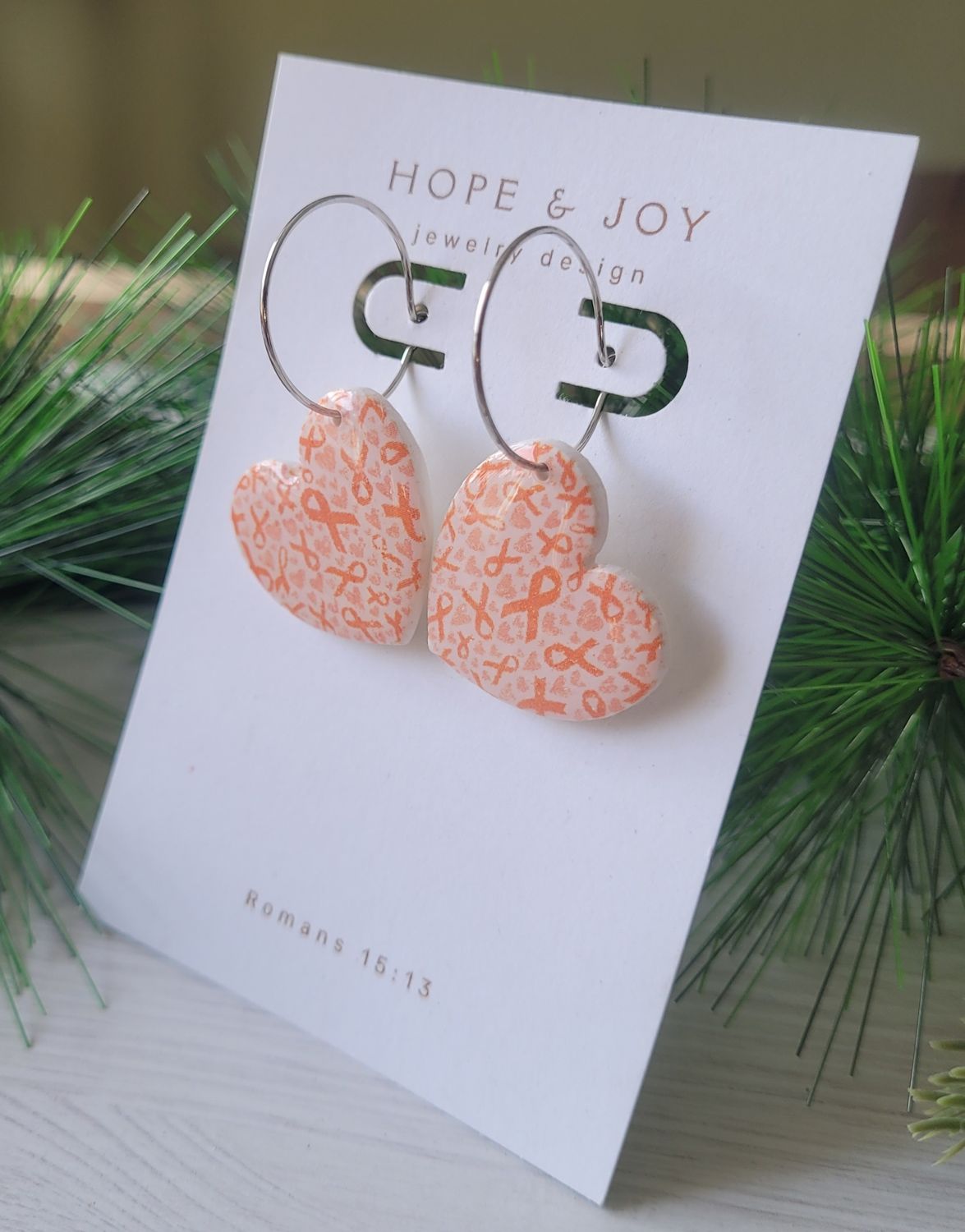 Awareness Hearts - Orange