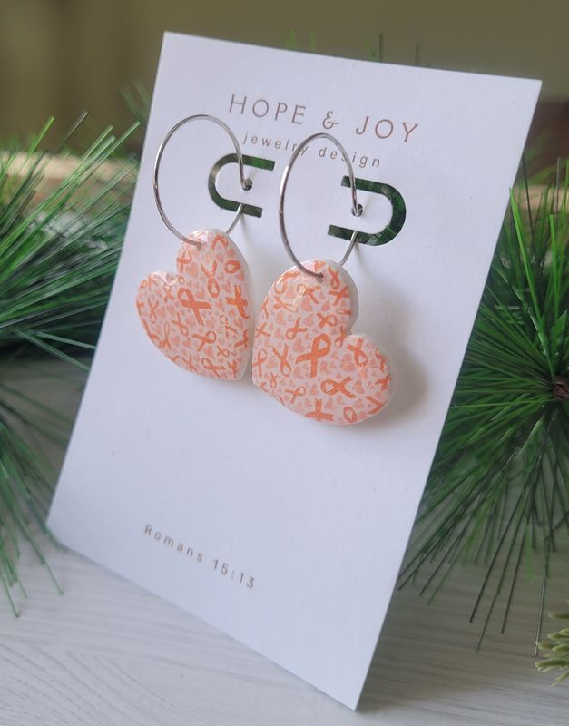 Awareness Hearts - Orange