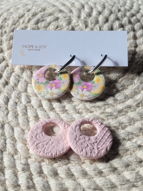 3 in 1 Huggies - Silver, Floral, Pink