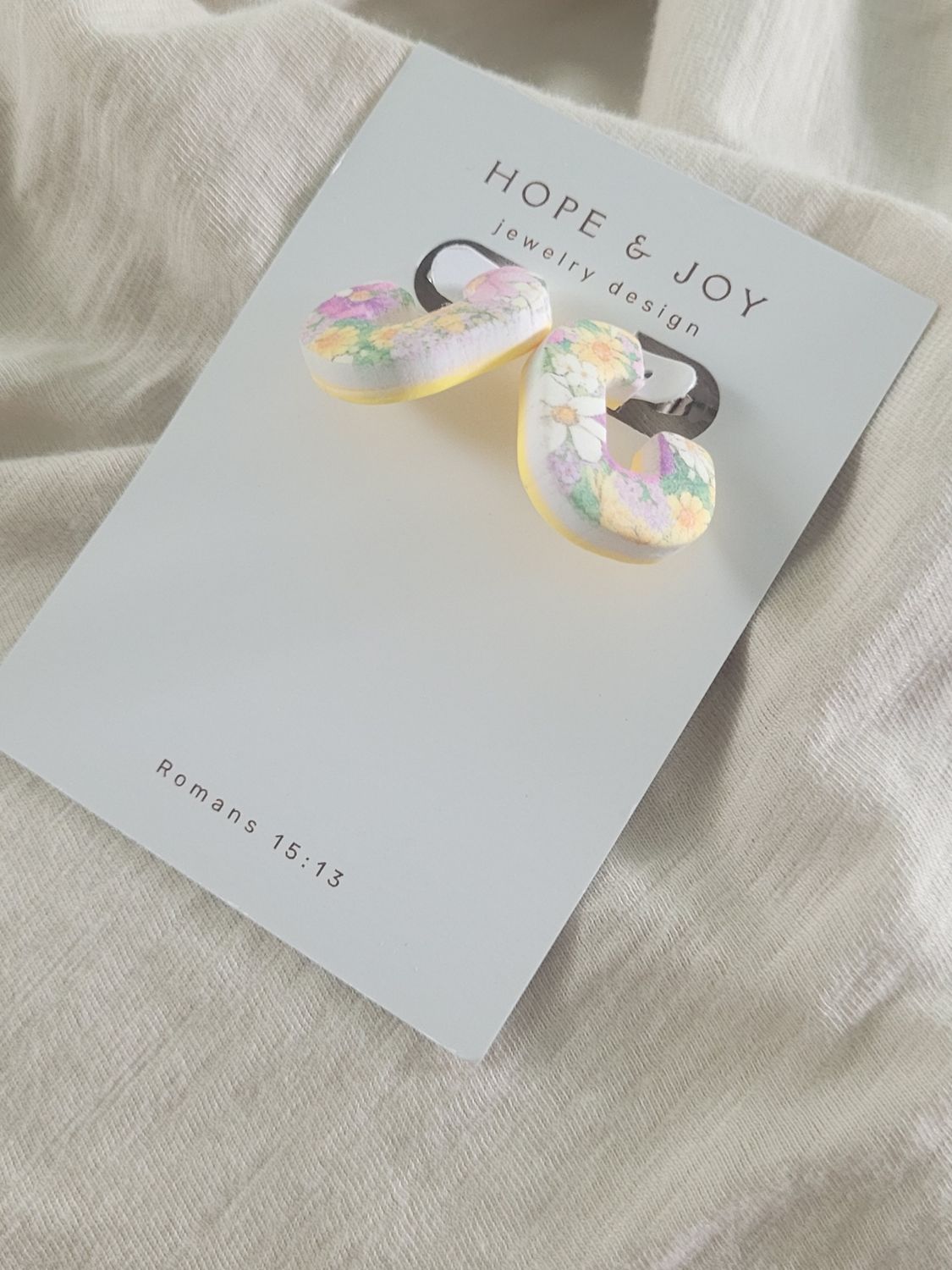 Wildflower Chunky Hoops