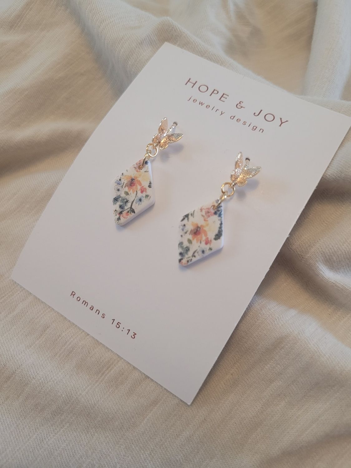 Dainty Butterfly Dangle