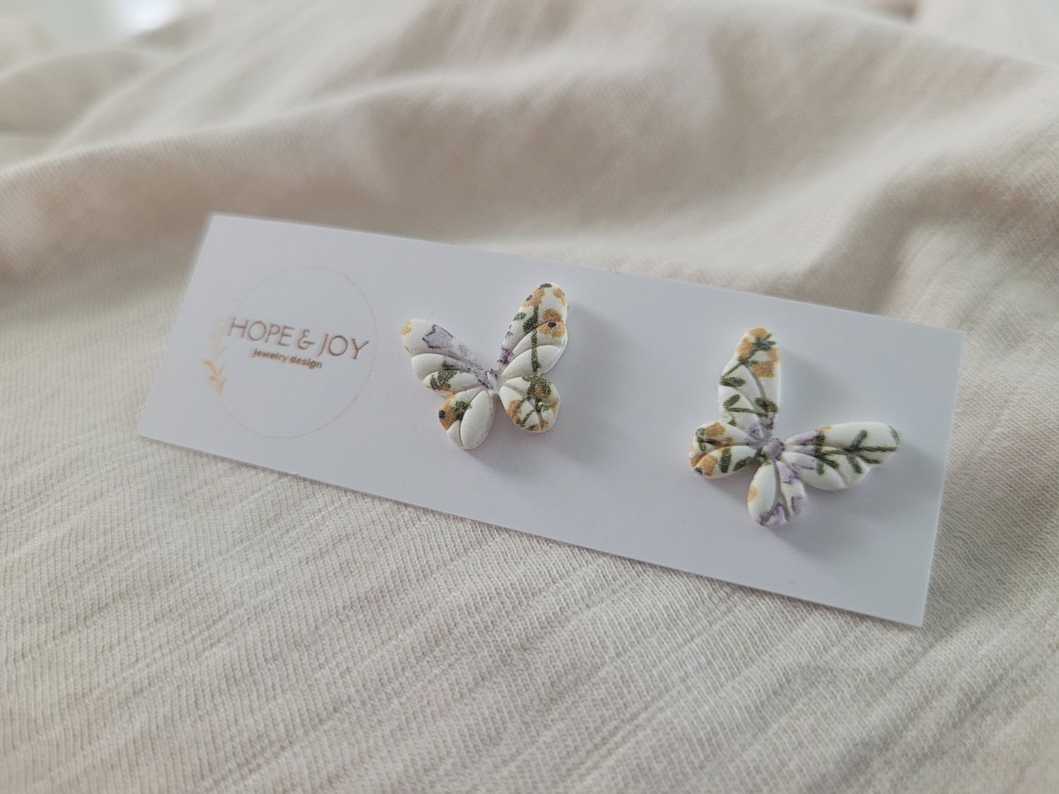 Wildflower Butterfly Studs