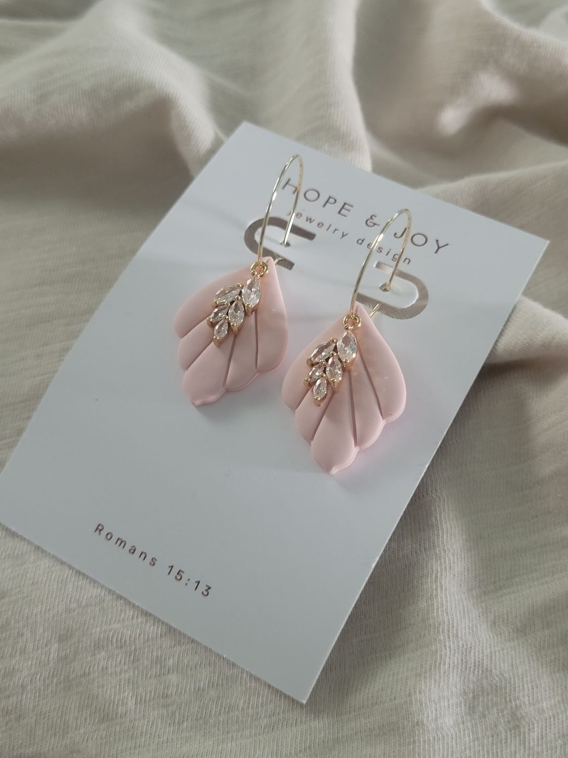Krystyn 14k Gold-Plated Hoop Dangle in Pink
