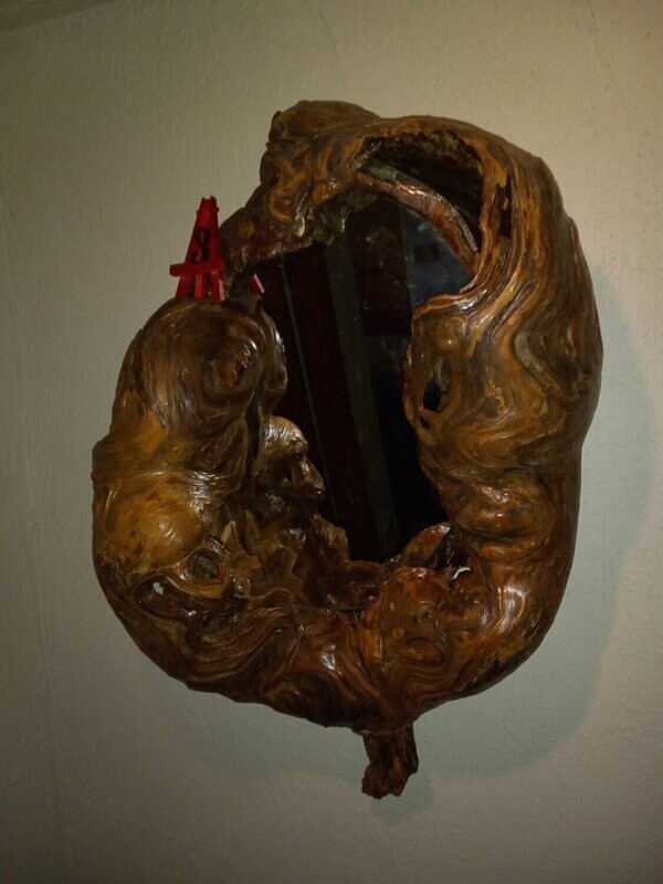 Unknown Wood Mirror