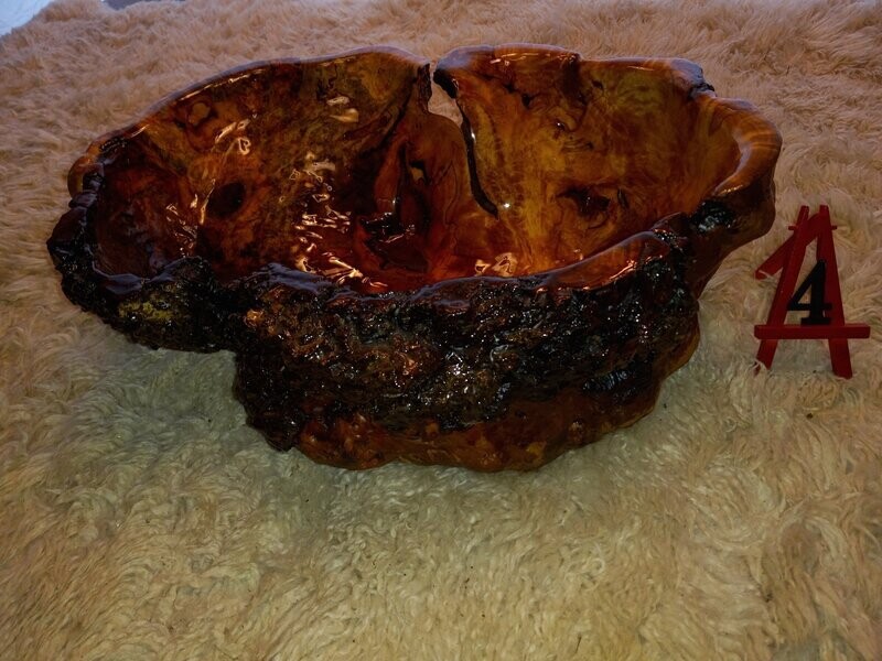 Unknown Wood Burl Bowl #4 Unknown Wood Burl Bowl #4