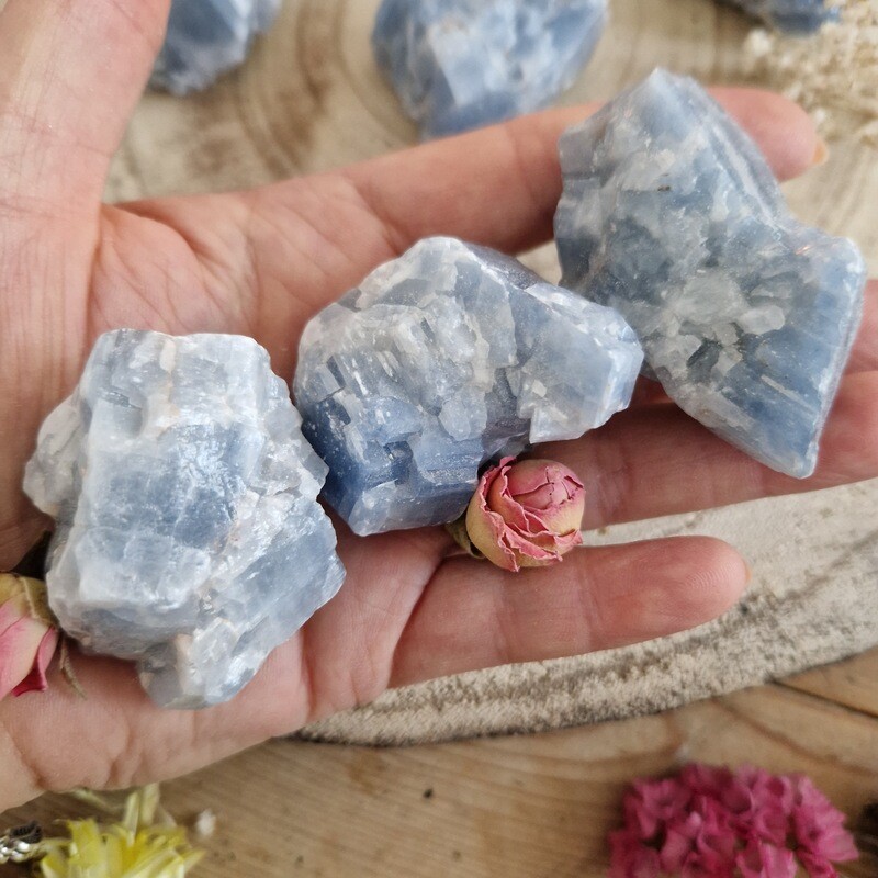 Calcite bleue naturelle brute
