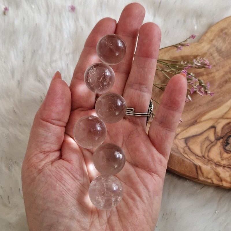 Bébés sphères harmonie absolue cristal de roche