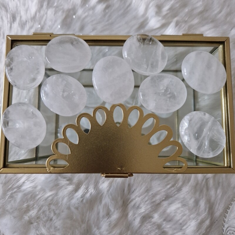 Galets Reiki Cristal de roche Extra