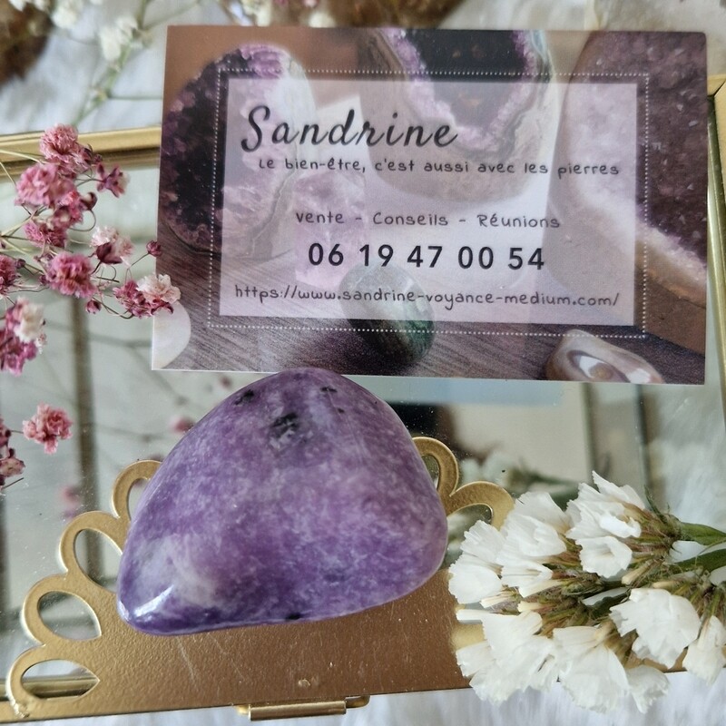 Pierre sommeil serein Lépidolite extra