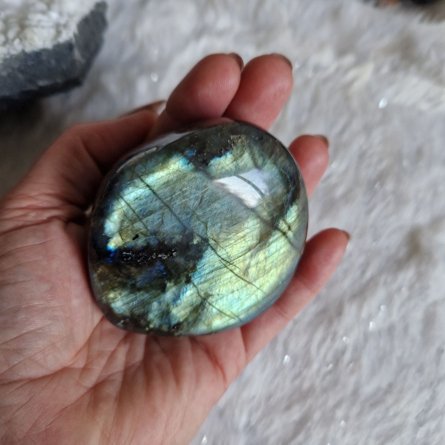 Labradorite forme libre extra