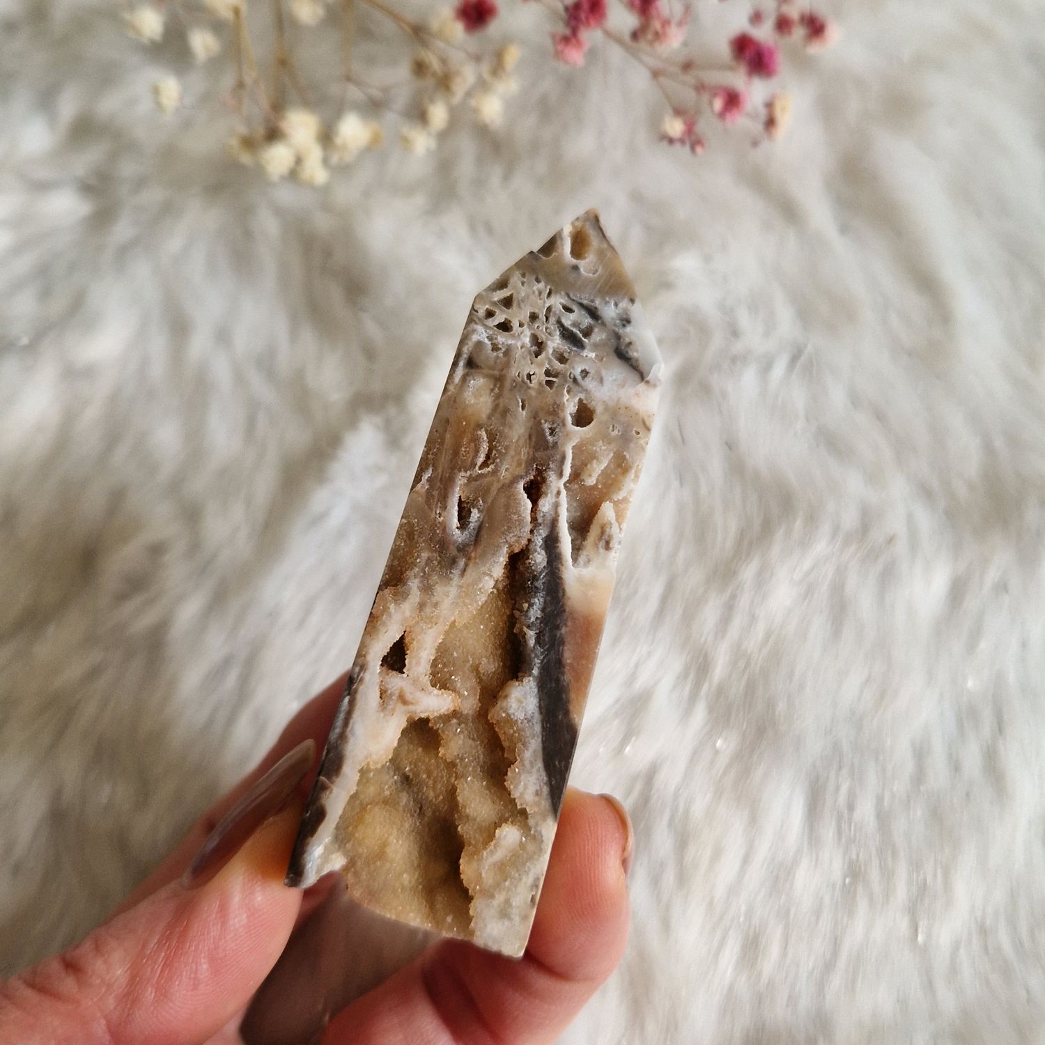 Rare tour de Sphalérite drusy