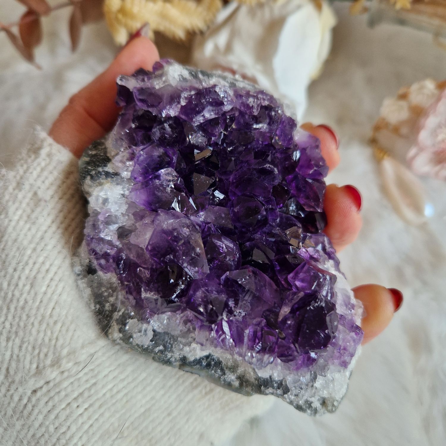 Druse d'améthyste haut grade Uruguay Druse d'améthyste haut grade Uruguay